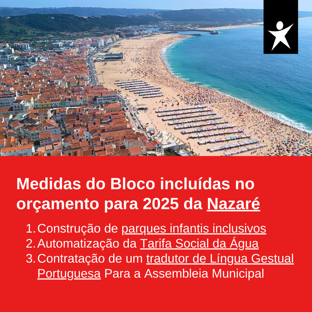 Discussão do Orçamento Municipal da Nazaré para 2025